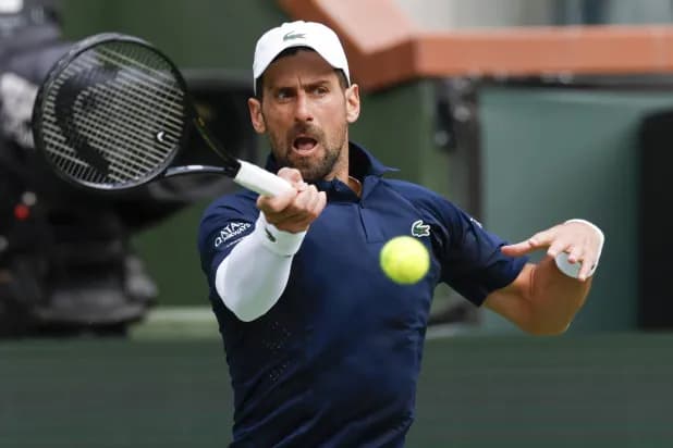 «إنديان ويلز»: ديوكوفيتش يبلغ ثمن النهائي بفوز صعب