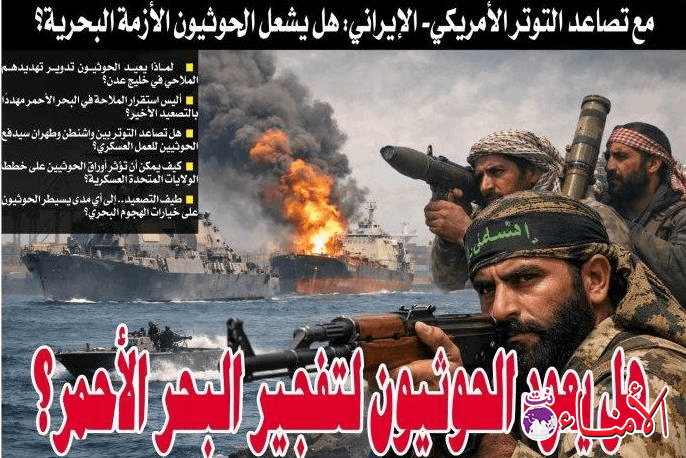 مع تصاعد التوتر الأمريكي–الإيراني: هل يشعل الحوثيون الأزمة البحرية؟