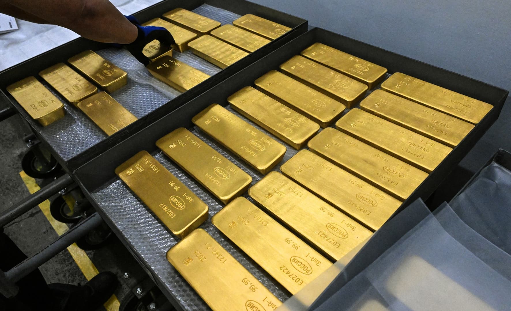 احتياطي الذهب في خزائن روسيا عند 74.3 مليون أونصة