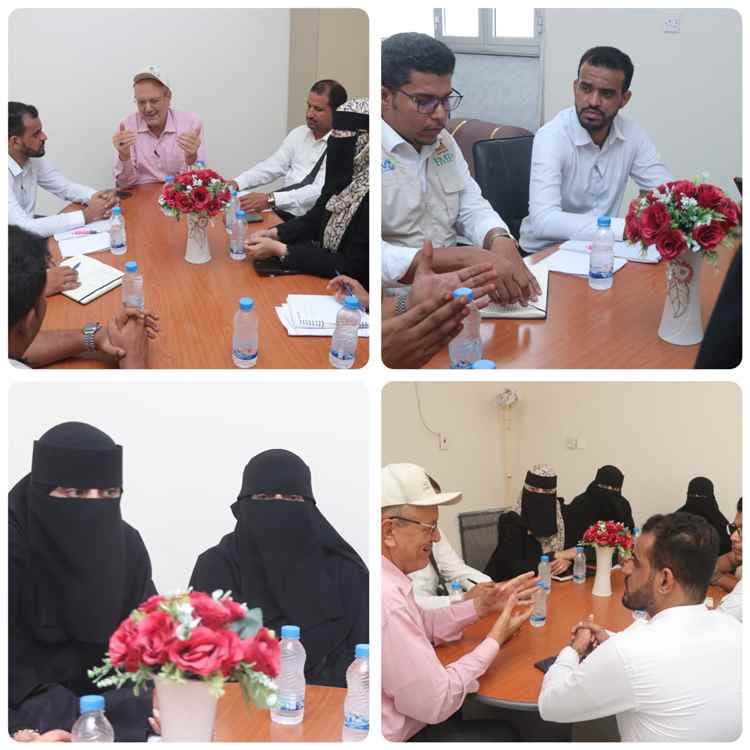 وفد صحي يبحث تطوير الخدمات الصحية والتحصين في الشحر
