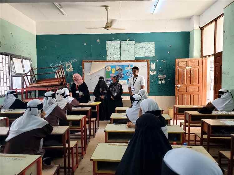 ثبات وانضباط في مراكز مديرية خور مكسر لاختبارات الشهادة الثانوية