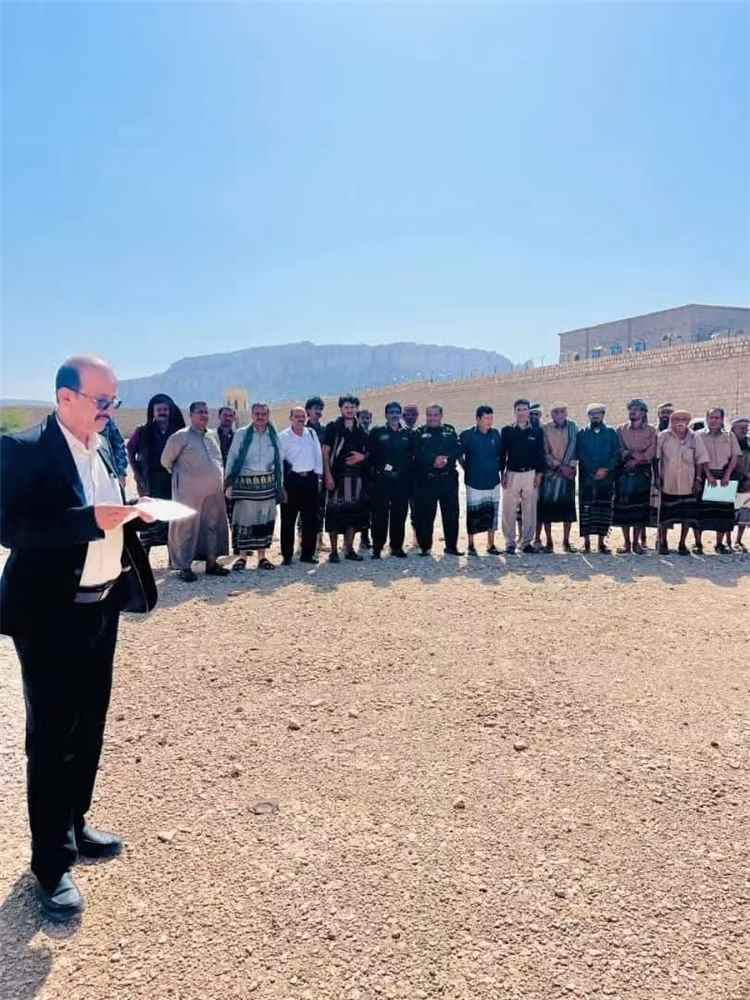 تنفيذ حكم القصاص الشرعي بحق المحكوم عليه محمد احمد باشعيب بمحافظة شبوة