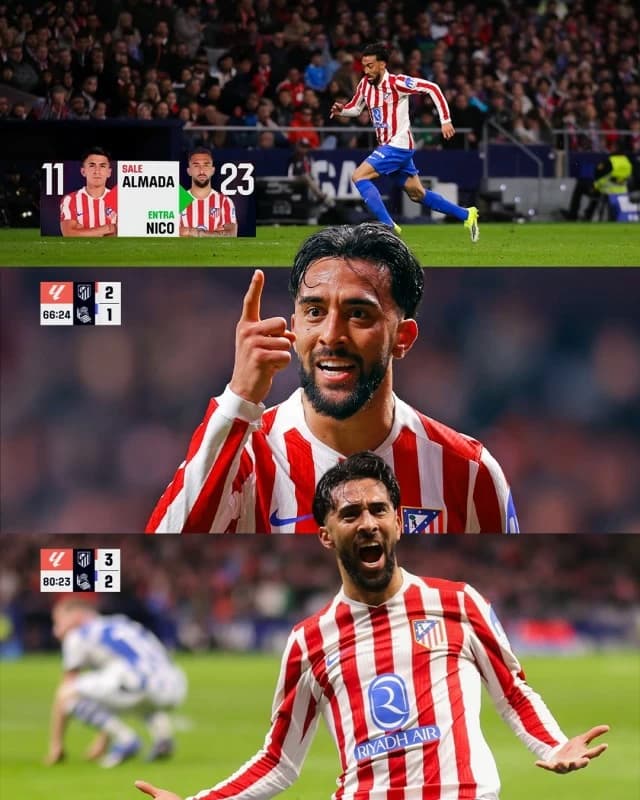 أتلتيكو مدريد يكسب ريال سوسيداد