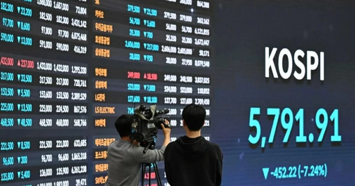 أسهم كوريا الجنوبية تهبط 9%.. وتعليق التداول في البورصة