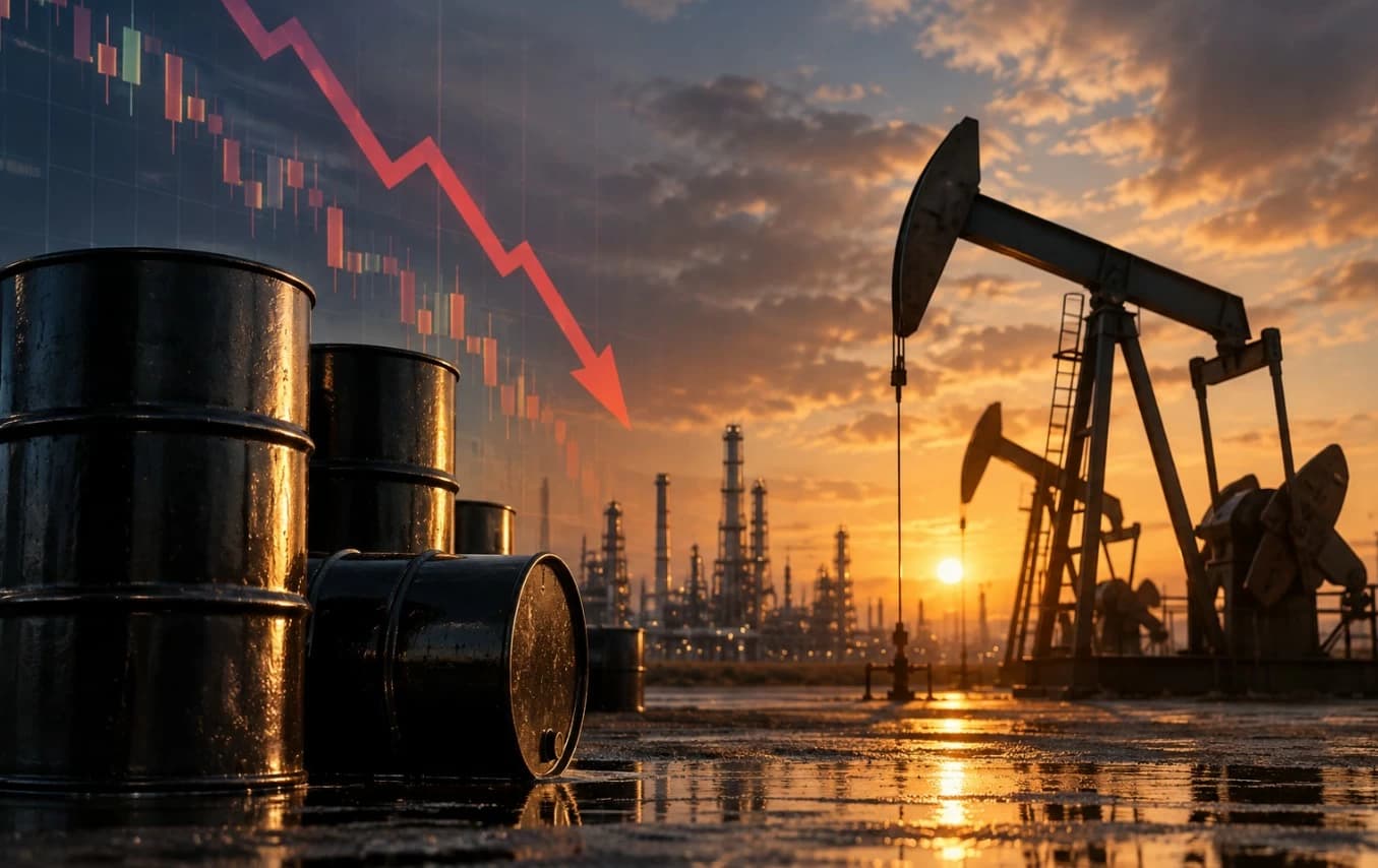 النفط يتراجع.. وبرنت يغلق عند 104.87 دولار