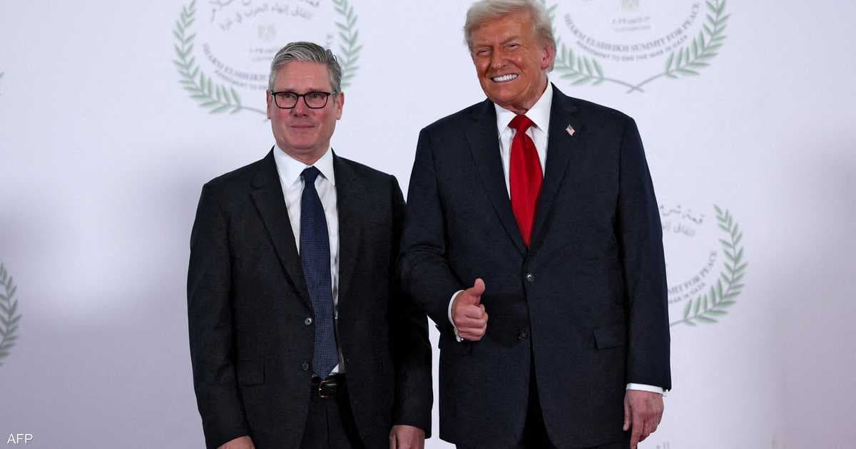 بعد توتر بينهما.. ترامب وستارمر يبحثان الحرب في الشرق الأوسط