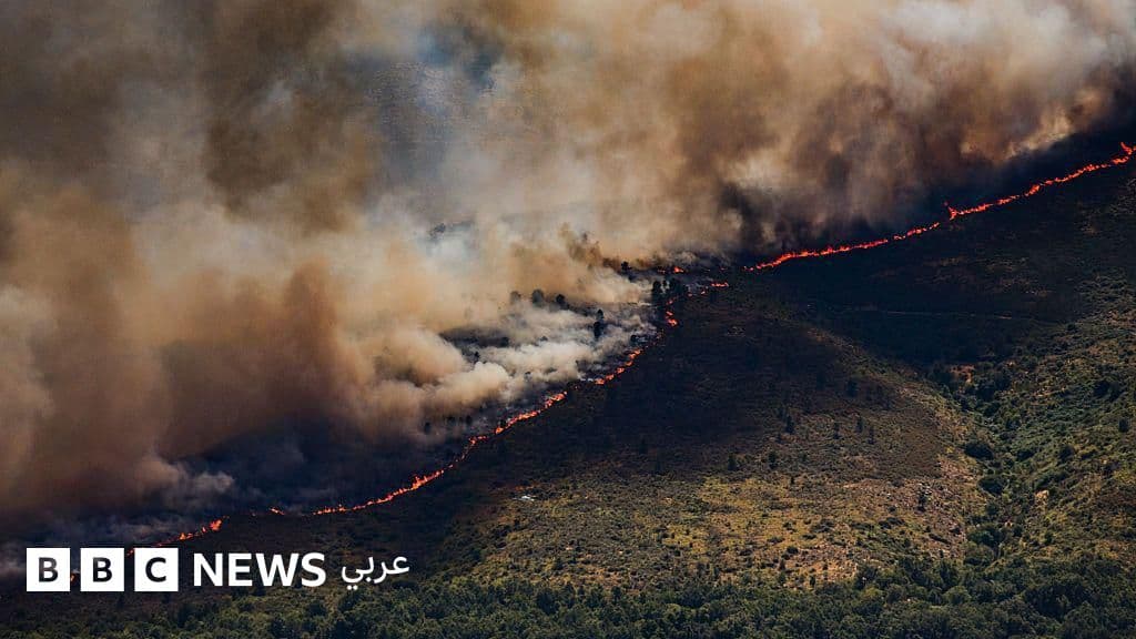 إجلاء عشرات الآلاف بسبب حرائق فرنسا وإسبانيا