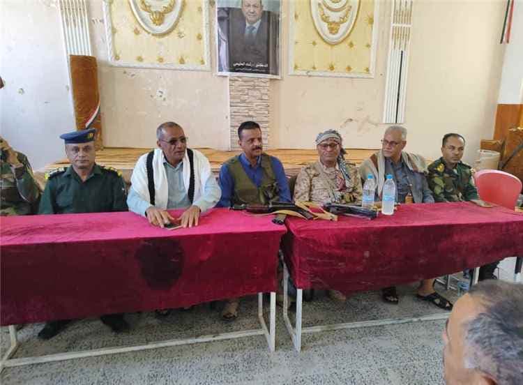 مديرية المسراخ تعلن النفير العام لإسناد الجيش الوطني ومواجهة مليشيات الحوثي